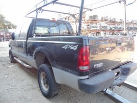 2002 Ford F-250 XLT Black Crew Cab 7.3L Turbo Diesel AT 4WD #F24745